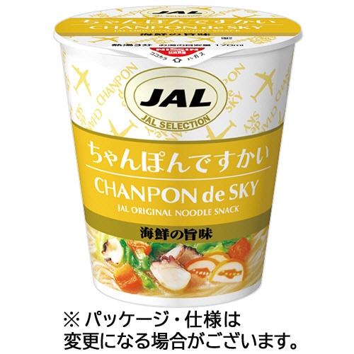 JALUX JALセレクション ちゃんぽんですかい 39g 15食/箱 ※軽（ご注文単位1箱）【直送品】