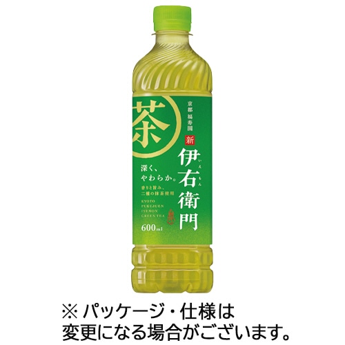 サントリー 伊右衛門 600ml ペットボトル 24本/箱 ※軽（ご注文単位1箱）【直送品】
