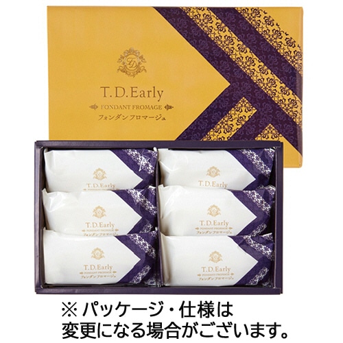 ドウシシャ T.D.Early フォンダンフロマージュ 6個/箱 ※軽(ご注文単位1箱)【直送品】