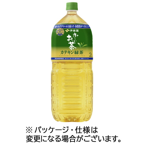 伊藤園 おーいお茶 カテキン緑茶 2L ペットボトル 6本/箱 ※軽（ご注文単位1箱）【直送品】