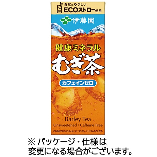 伊藤園 健康ミネラルむぎ茶 250ml 紙パック 72本/箱 ※軽(ご注文単位1箱)【直送品】