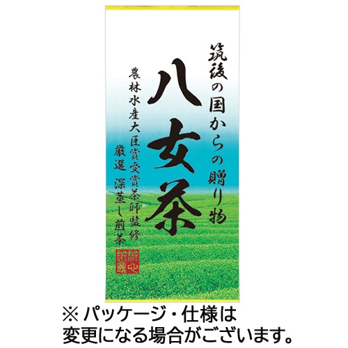 三ツ木園 筑後の国からの贈り物 八女茶 200g 1袋 ※軽（ご注文単位1袋）【直送品】