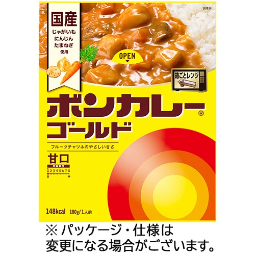 大塚食品 ボンカレーゴールド 甘口 180g 10食/セット ※軽（ご注文単位1セット）【直送品】