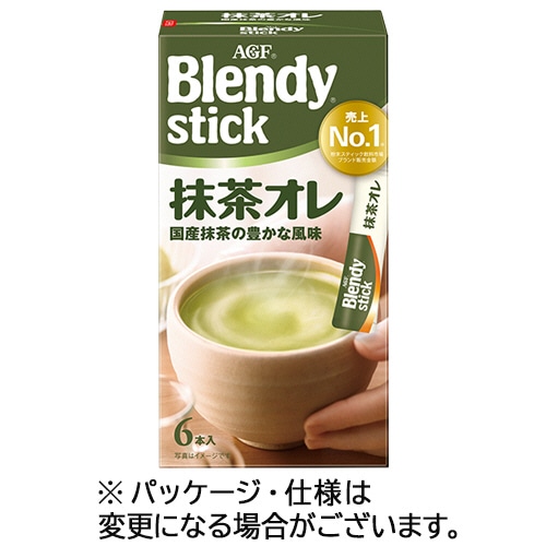 味の素AGF ブレンディ スティック 抹茶オレ 6本/箱 ※軽(ご注文単位1箱)【直送品】