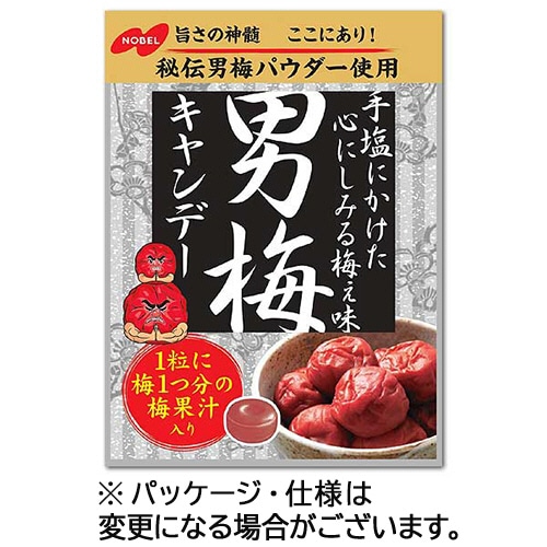 ノーベル 男梅キャンデー 80g 1袋 ※軽（ご注文単位1袋）【直送品】