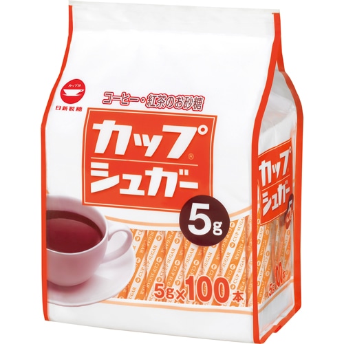 ウェルネオシュガー　カップ印　カップシュガー　5g　1パック（100本）（ご注文単位1パック）【直送品】