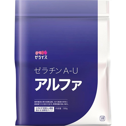 ゼライス ゼラチンA-U アルファ 500g 1パック(ご注文単位1パック)【直送品】