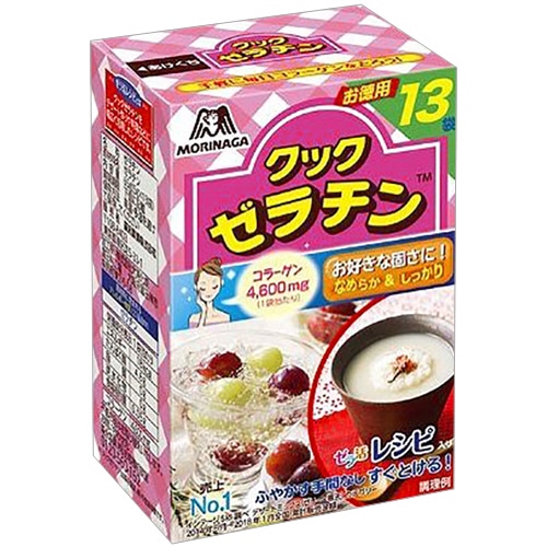 森永製菓 クックゼラチン 65g(5g×13袋) 1箱(ご注文単位1箱)【直送品】