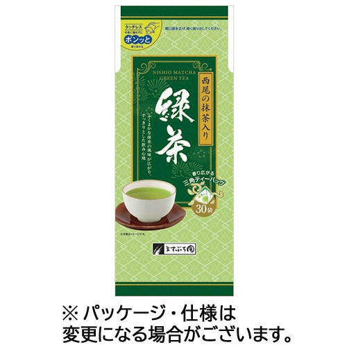 ますぶち園　西尾の抹茶入り緑茶ティーバッグ　1パック（30バッグ）（ご注文単位1パック）【直送品】