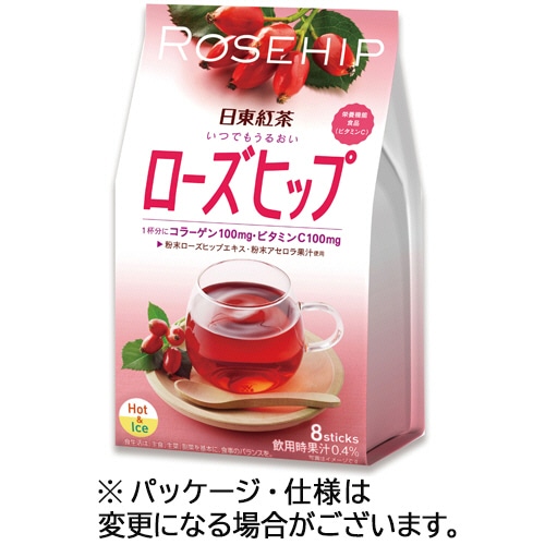 三井農林　日東紅茶　いつでもうるおいローズヒップ　スティック　1パック（8本）（ご注文単位1パック）【直送品】
