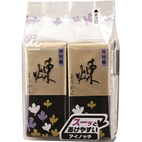 井村屋 ミニようかん 煉 58g/本 1セット(24本:4本×6パック)(ご注文単位1セット)【直送品】