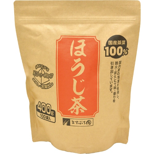 ますぶち園　オキロン　三角ティーバッグ　ほうじ茶　1セット（500バッグ：100バッグ×5袋）（ご注文単位1セット）【直送品】