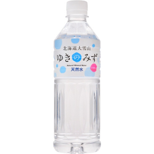ロジネットジャパン　北海道大雪山ゆきのみず　550ml　ペットボトル　1セット（48本：24本×2ケース）（ご注文単位1セット）【直送品】