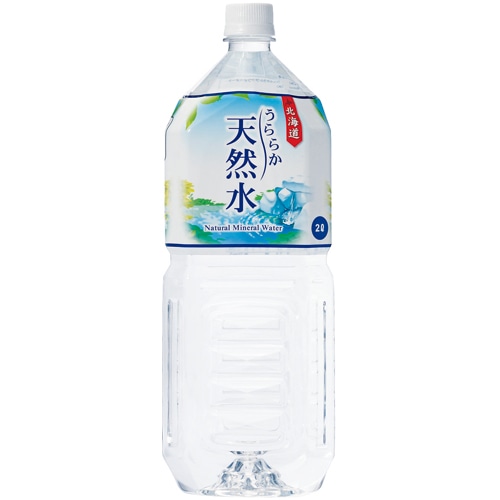 富永貿易　神戸居留地　北海道　うららか天然水　2L　ペットボトル　1セット（12本：6本×2ケース）（ご注文単位1セット）【直送品】