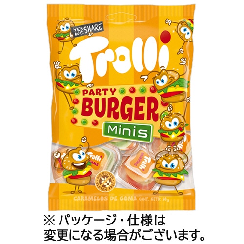 豊産業 トローリ パーティーバーガーミニ 50g 1パック(5個) ※軽（ご注文単位1パック）【直送品】