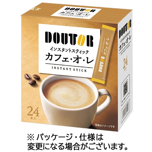 ドトールコーヒー インスタントスティック カフェ・オ・レ (24本) ※軽（ご注文単位1パック）【直送品】