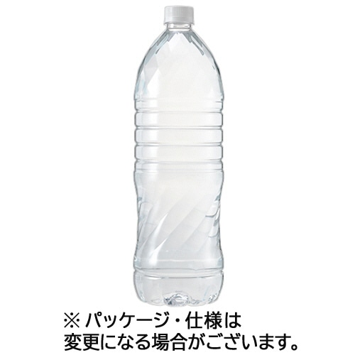 ビクトリー 天然水ピュアの森 ラベルレス 2L ペットボトル 1セット(24本:6本×4ケース) ※軽（ご注文単位1セット）【直送品】