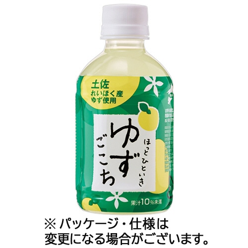 さめうらフーズ ほっとひといきゆずごこち 280mL ペットボトル 1セット(24本:12本×2ケース) ※軽（ご注文単位1セット）【直送品】