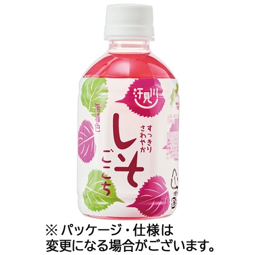 さめうらフーズ すっきりさわやかしそごこち 280mL ペットボトル 1ケース(12本) ※軽（ご注文単位1ケース）【直送品】