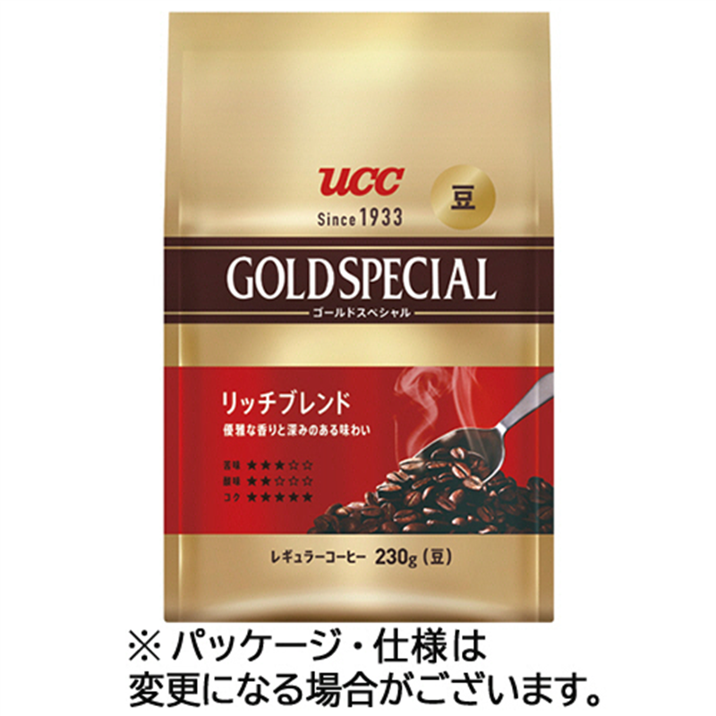 UCC ゴールドスペシャル リッチブレンド 230g(豆) 1袋※軽(ご注文単位1袋)【直送品】