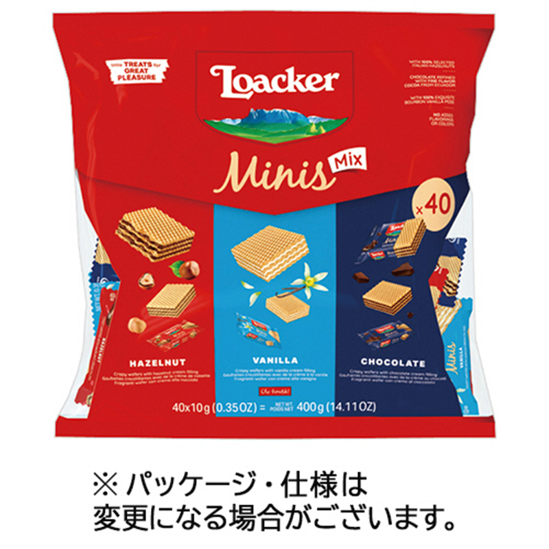 ロアカー ミニーズ ミックス 400g(計40パック) 1袋※軽（ご注文単位1袋）【直送品】