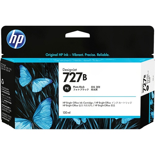HP HP727B インクカートリッジ フォトブラック 130ml 3WX14A 1個(ご注文単位1個)【直送品】