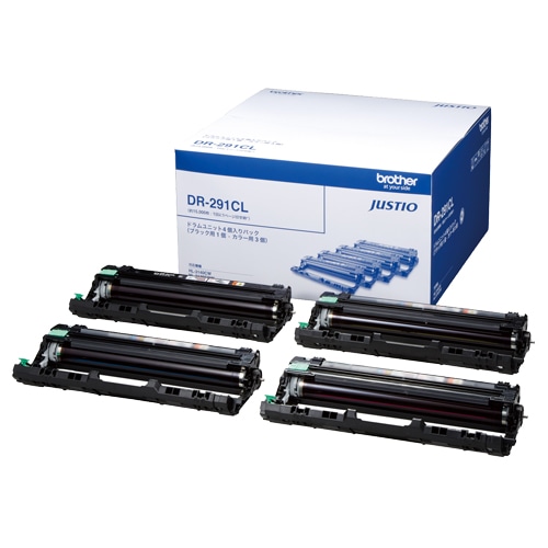 ブラザー ドラムユニット ブラック用1個・カラー用3個 DR-291CL 4個/箱(ご注文単位1箱)【直送品】