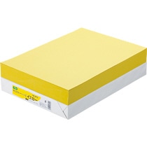 TANOSEE αエコカラーペーパーII B4 イエロー 500枚/冊(ご注文単位1冊)【直送品】