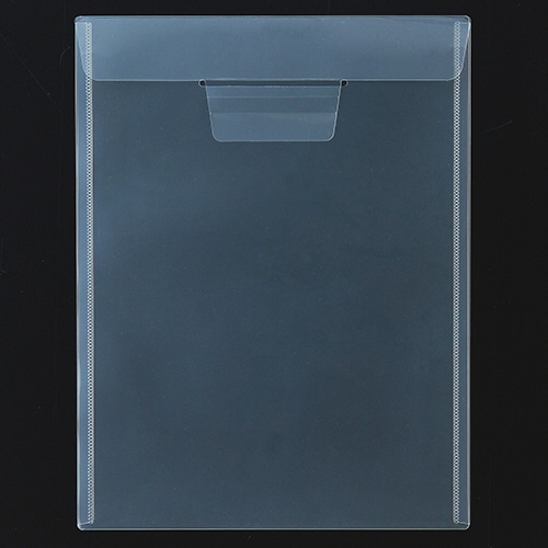 TANOSEE フタ付クリアホルダー(ロック機能付) A4タテ 10枚/袋(ご注文単位1袋)【直送品】