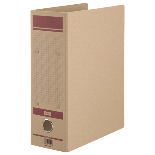 TANOSEE 保存用ファイルN(片開き) A4タテ 800枚収容 80mmとじ 赤 1冊(ご注文単位1冊)【直送品】