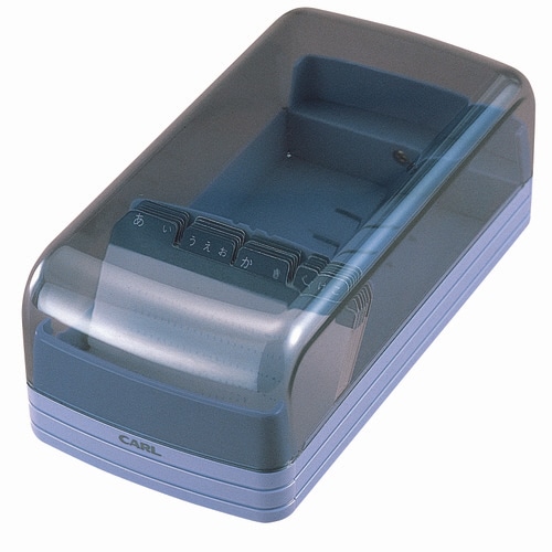 カール事務器 名刺整理器 600名収容 ブルー No.860E-B 1個(ご注文単位1個)【直送品】
