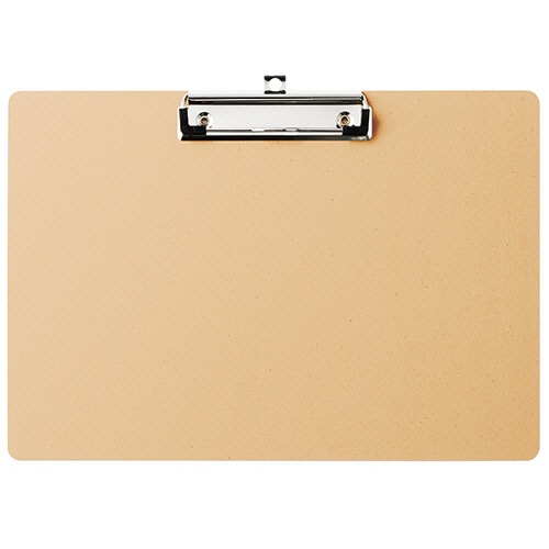 デリ MDFクリップボード コーティングタイプ A4ヨコ MDF-A4YC 10枚/セット（ご注文単位1セット）【直送品】