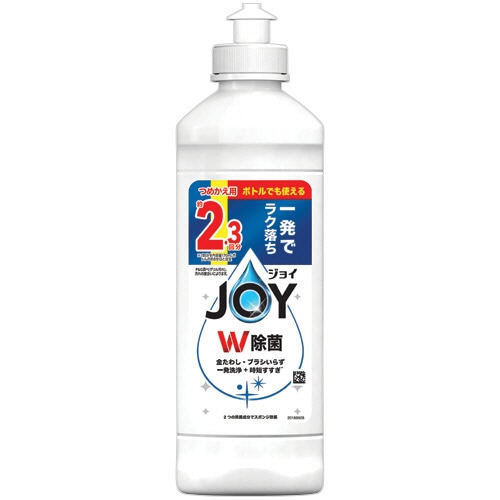 P&G ジョイ W除菌 コンパクト キャップ付 つめかえ用 300ml 1本(ご注文単位1本)【直送品】