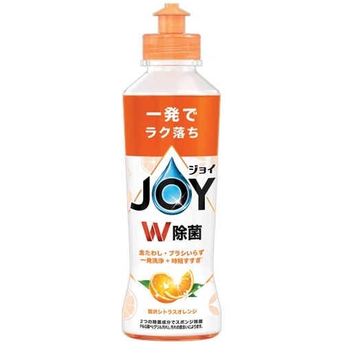 P&G ジョイ W除菌 コンパクト バレンシアオレンジの香り 本体 170ml 1本(ご注文単位1本)【直送品】