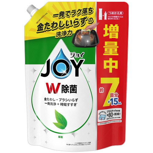 P&G ジョイ W除菌 コンパクト 緑茶 つめかえ用 超特大 910ml 1個(ご注文単位1個)【直送品】