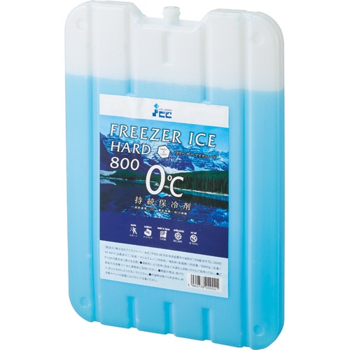 アイスジャパン 保冷剤 フリーザーアイスハード 約800g FIH-18H 1個(ご注文単位1個)【直送品】