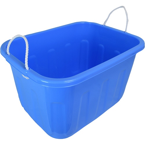 サンコープラスチック キングタブ 角型 60L ブルー 1個(ご注文単位1個)【直送品】