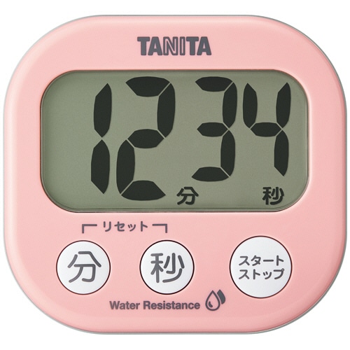 タニタ 洗えるでか見えタイマー ピンク TD-426-PK 1個(ご注文単位1個)【直送品】