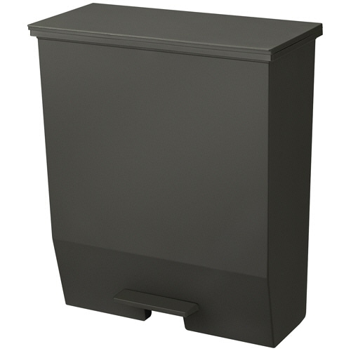 リス HOME&HOME 通路で使えるペダルダストボックス 45L ダークグレー DS-980-145-5 1台(ご注文単位1台)【直送品】