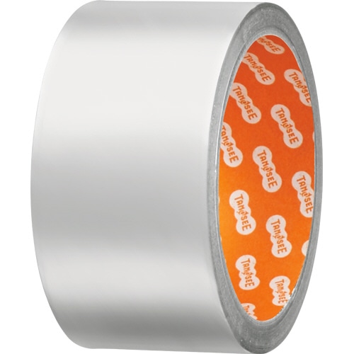 TANOSEE アルミテープ つやなし 50mm×10m 1巻(ご注文単位1巻)【直送品】