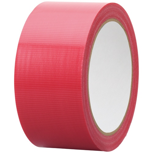 TANOSEE カラー養生テープ 50mm×25m 赤 1巻(ご注文単位1巻)【直送品】