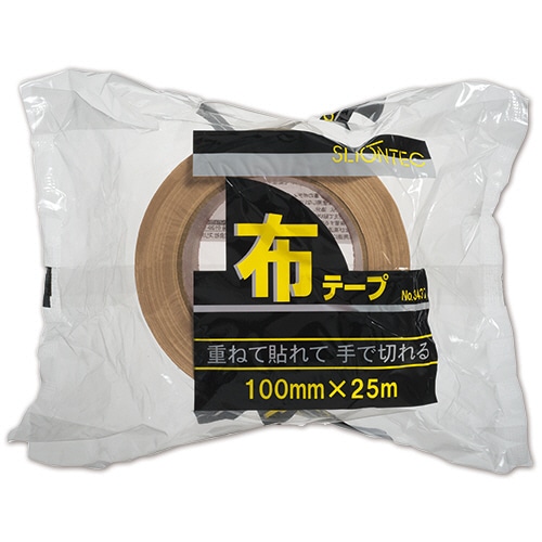 スリオンテック 布テープ No.343720 100mm×25m No.343720-100X25DB 18巻/セット(ご注文単位1セット)【直送品】