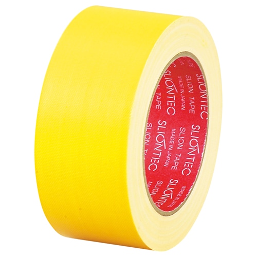 スリオンテック 布粘着テープ No.3390 50mm×25m 黄 No.3390-50YL 1巻(ご注文単位1巻)【直送品】