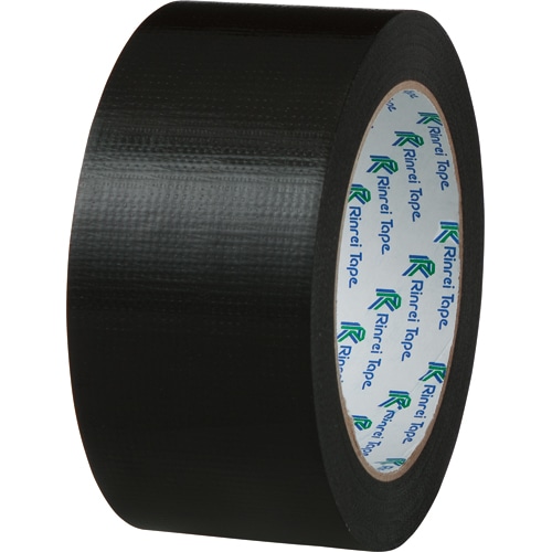 リンレイテープ PEワリフカラーテープ 50mm×25m 黒 674クロ 1巻(ご注文単位1巻)【直送品】