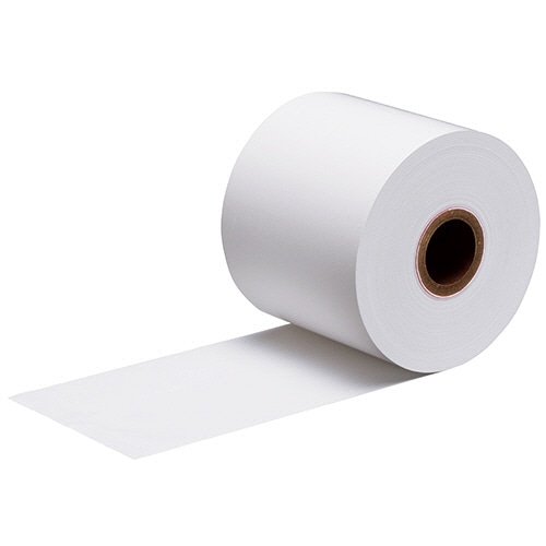 クリエイティア キッチンプリンター用感熱紙(発色面表巻) 幅80×直径93mm×長さ100m 厚み約0.062mm 芯内径25.4mm 5巻/セット(ご注文単位1セット)【直送品】
