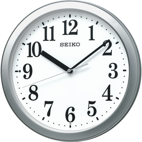 セイコー 電波掛時計 KX256S 1台（ご注文単位1台）【直送品】