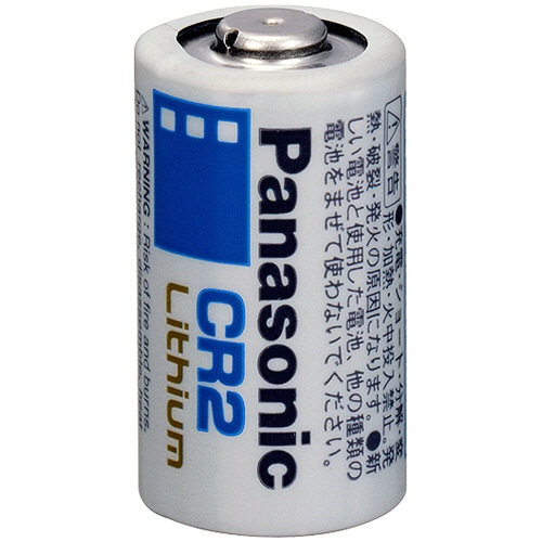 パナソニック カメラ用リチウム電池 CR2 3V CR-2W/2P 2個/箱(ご注文単位1箱)【直送品】