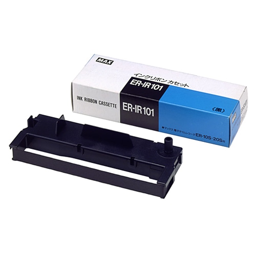 マックス タイムレコーダ用インクリボン ER-IR101 黒 ER90202 1個(ご注文単位1個)【直送品】