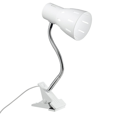 ヤザワ LEDフレキシブルクリップライト ホワイト CFLE06D08WH 1台(ご注文単位1台)【直送品】