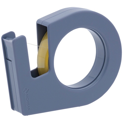 ニチバン セロテープ 大巻ハンドカッター まっすぐ切れるタイプ 18mm×20m ブルーグレー TC-18EC 1個(ご注文単位1個)【直送品】